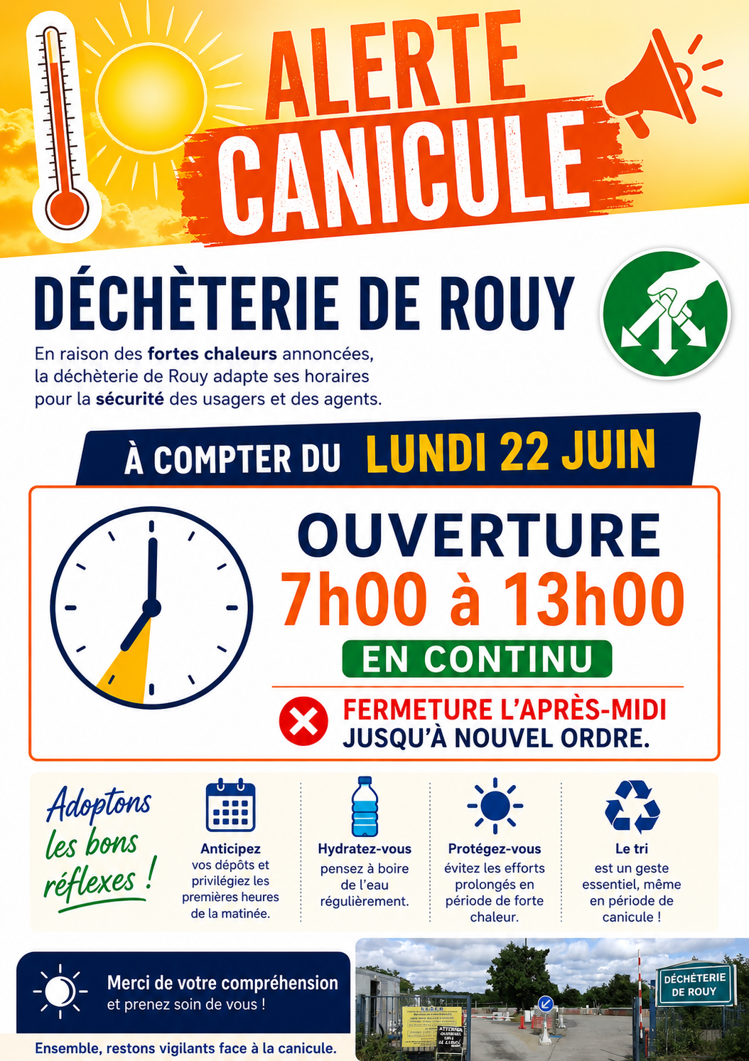 Info déchetterie 
